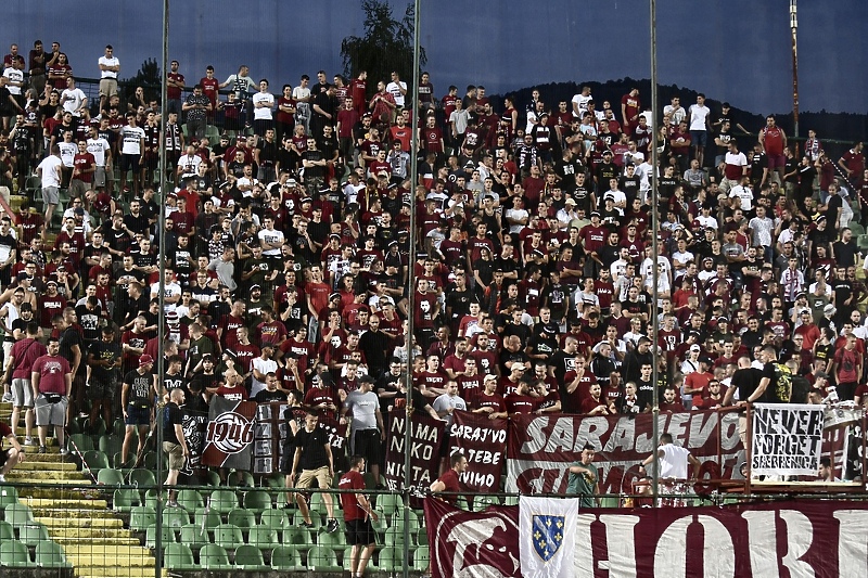 Horde zla na nedavnom meču Sarajeva