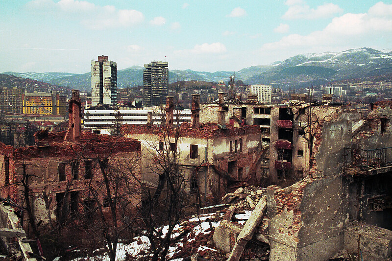 Razrušeno Sarajevo (Foto: Shutterstock)
