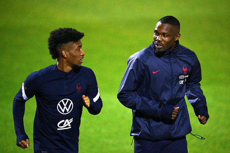 Kingsley Coman i Marcus Thuram (Foto: EPA-EFE)