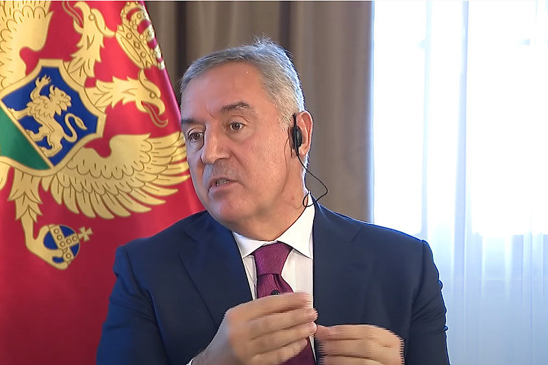 Đukanović govorio za slovačku televiziju (Foto:Screenshot) Đukanović govorio za slovačku televiziju (Foto:Screenshot)