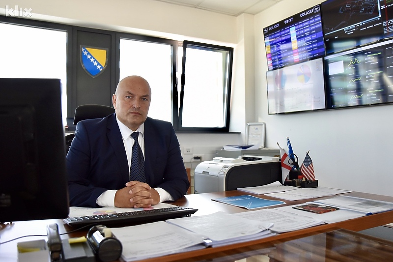 Alan Bajić, direktor Aerodroma Sarajevo (Foto: D. S./Klix.ba)