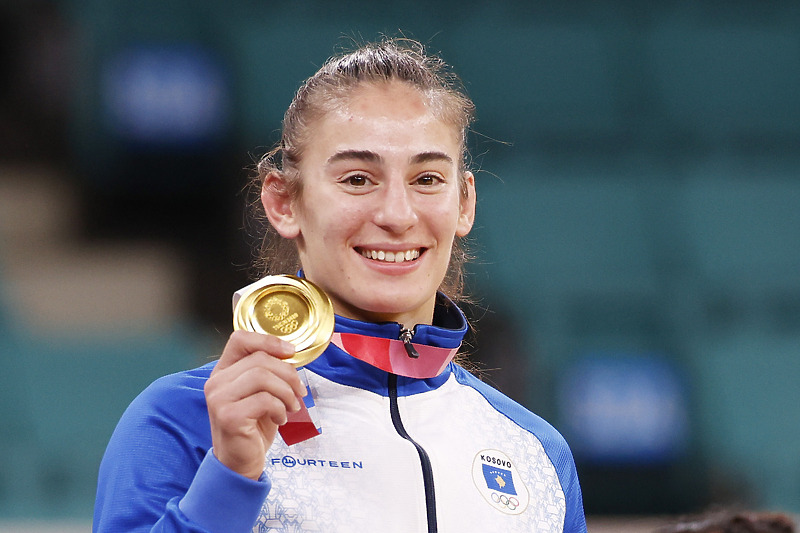 Gjakova donijela drugu zlatnu medalju Kosovu u Tokiju (Foto: EPA-EFE)