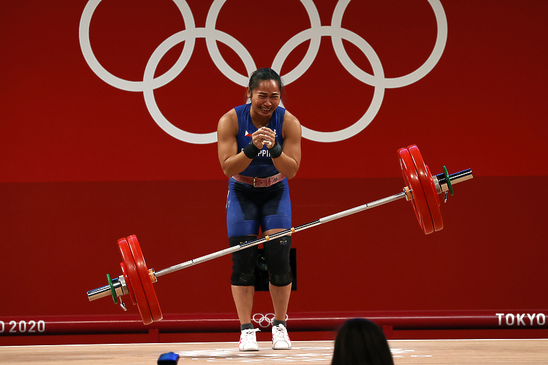 Diaz je do zlata stigla sa ukupno podignutih 224 kilograma, što je novi olimpijski rekord (Foto: EPA-EFE)