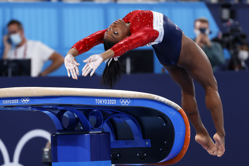 Simone Biles se jučer povukla iz timskog takmičenja (Foto: EPA-EFE)