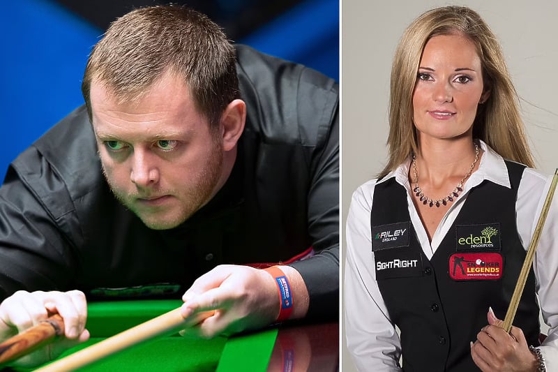 Mark Allen i Reanne Evans (FOTO: Daily Mail / Screenshot)