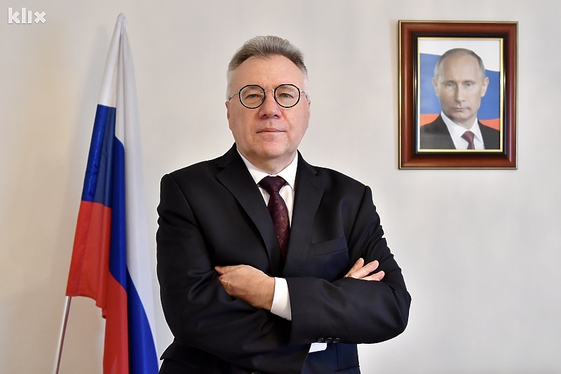 Ruski ambasador Igor Kalabuhov (Foto: T. S./Klix.ba)
