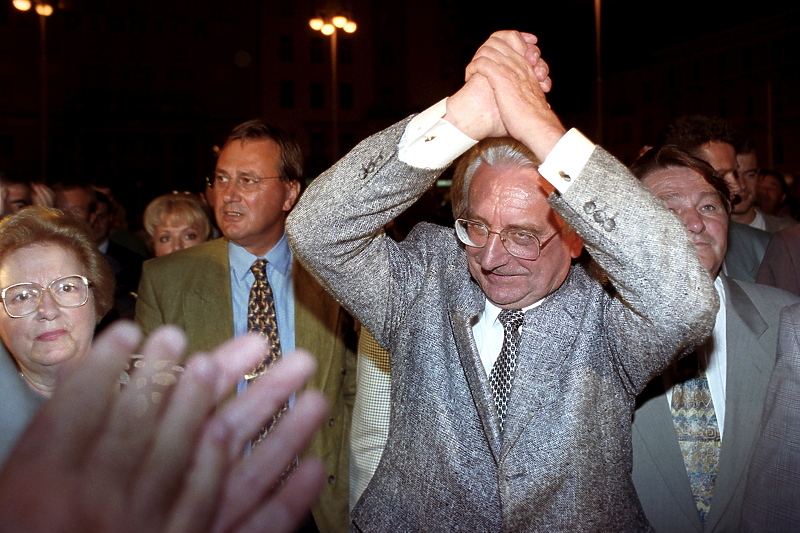 Franjo Tuđman nakon oslobađanja Knina u augustu 1995. (Foto: EPA-EFE)