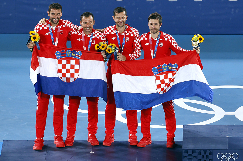 Hrvatski teniseri su osvojili zlato i srebro u dublu (Foto: EPA-EFE)