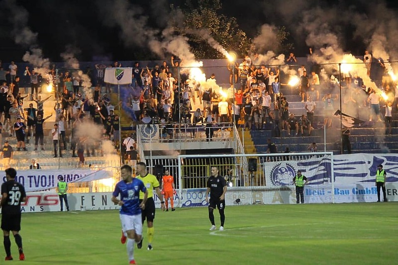 Navijači Novog Pazara na utakmici s Partizanom (Foto: FK Novi Pazar)