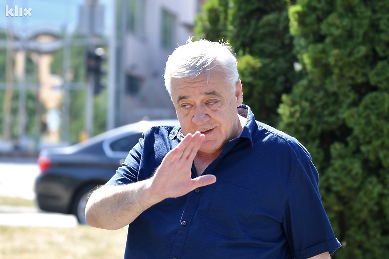 Milomir Savčić, odbjegli predsjednik Boračke organizacije RS-a uoči jučerašnjeg ročišta (Foto: D. S./Klix.ba)