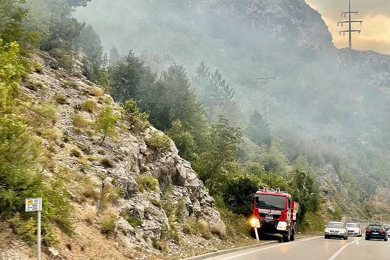 Požar u Jablanici (Foto: Klix.ba)