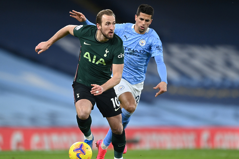 Harry Kane u posljednjem duelu protiv Manchester Cityja (Foto: EPA-EFE)