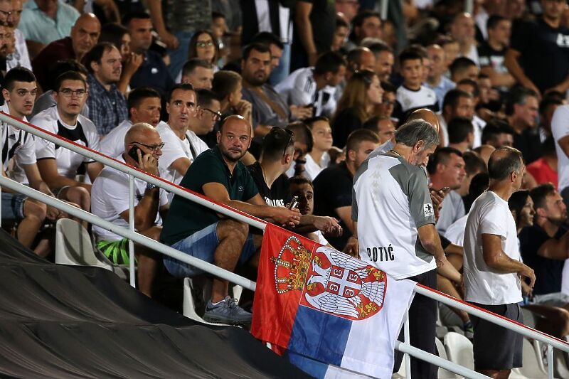 Navijači Partizana na utakmici protiv Sočija (Foto: FK Partizan)