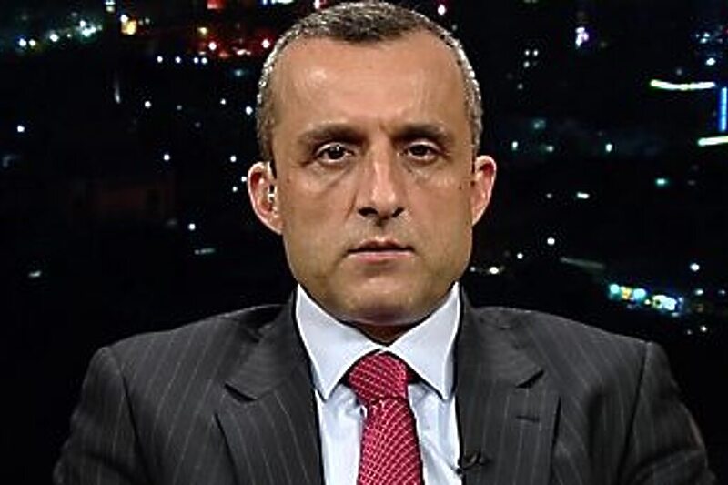 Amrullah Saleh predvodi otpor (Screenshot: BBC)