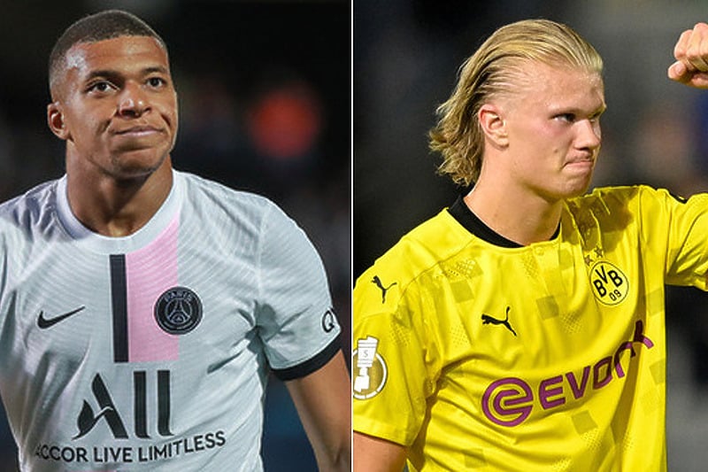 Kylian Mbappe i Erling Haaland