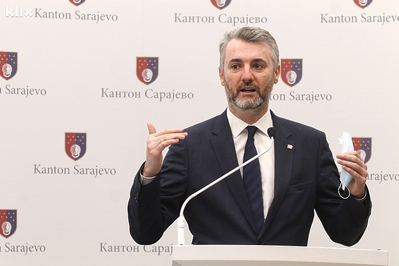 Premijer Kantona Sarajevo Edin Forto (Foto: T. S./Klix.ba)