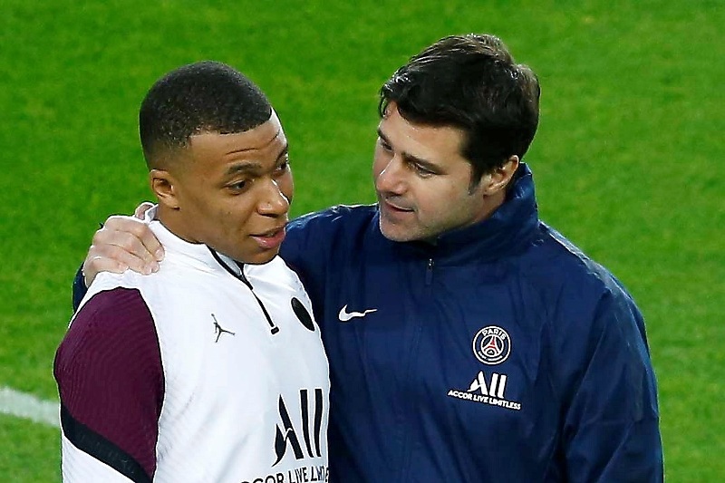 Kylian Mbappe i Mauricio Pochettino (Foto: EPA-EFE)