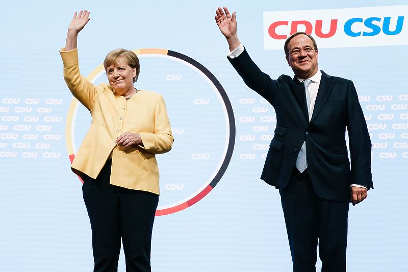 Merkel i Lachet na skupu u Berlinu (Foto: EPA-EFE)