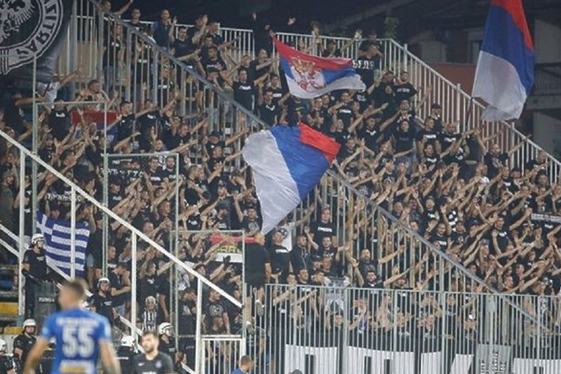 Navijači Partizana nedavno su veličali ratnog zločinca Ratka Mladića (Foto: Partizan)