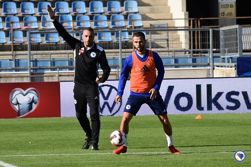 Nogometaši BiH odradili posljednji trening pred Francusku (Foto: Nogometni savez BiH)