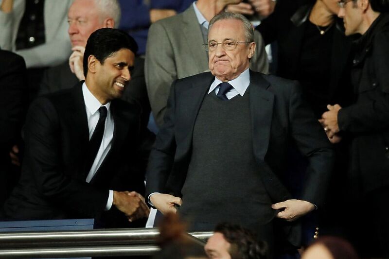 Nasser Al-Khelaifi i Florentino Perez (Foto: Twitter)