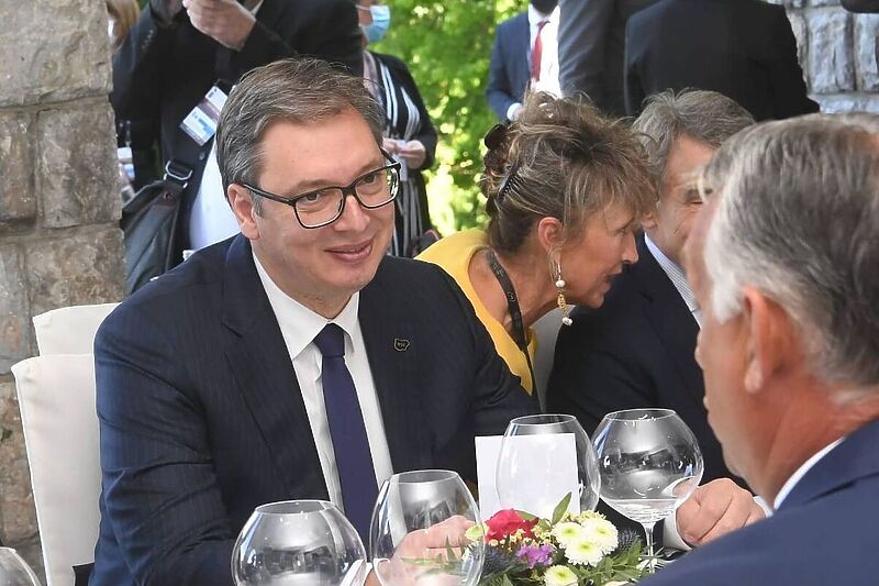 Vučić na Bledu (Foto: Instagram)