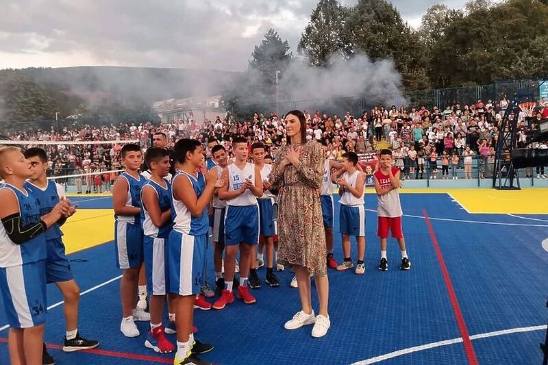 Tijana Bošković u Bileći (Foto: Dubravka Čolović / RAS Srbija)