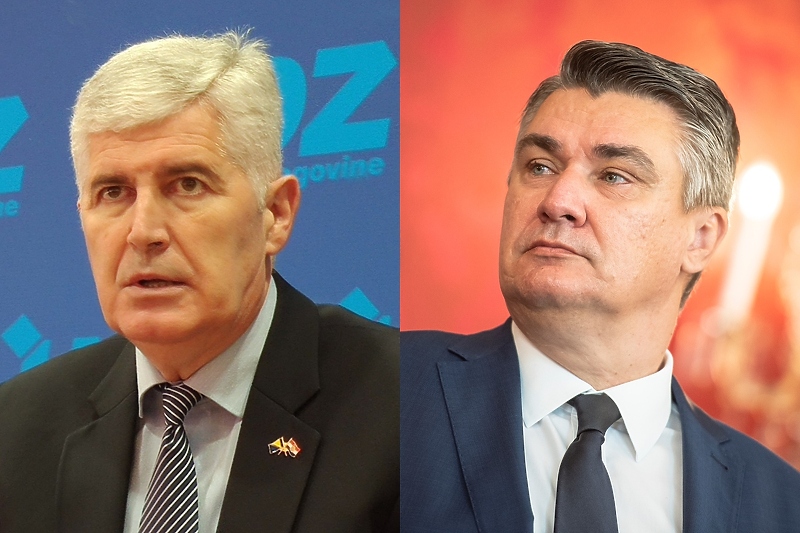 Dragan Čović i Zoran Milanović (Foto: Klix.ba/ EPA-EFE)