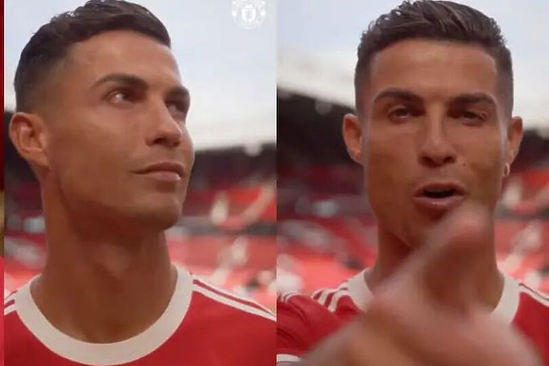 Ronaldo je s Manchester Unitedom potpisao ugovor do 2023. godine (Foto: Screenshot)