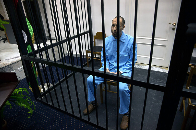 Gaddafi na suđenju (Foto: EPA-EFE)