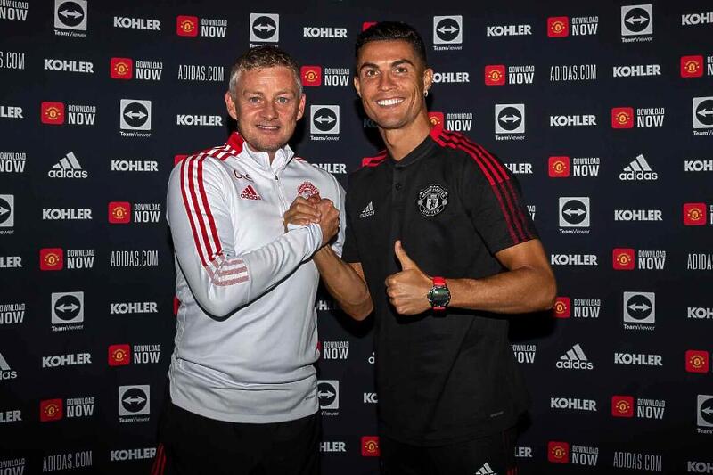 Ole Gunnar Solskjaer i Cristiano Ronaldo (Foto: Manchester United)