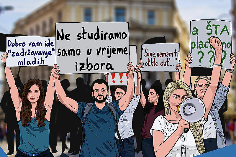 Protesti nezadovoljnih studenata zakazani za 13. septembar u Sarajevu (Foto: Facebook)