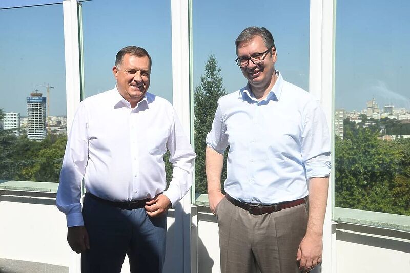 Milorad Dodik i Aleksandar Vučić (Foto: Instagram Aleksandar Vučić)