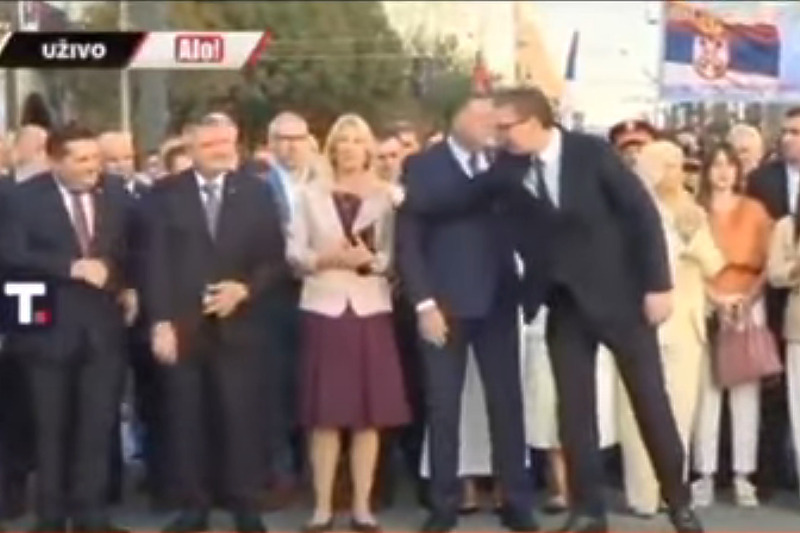 Neugodna situacija za Stevandića: Pružio ruku Vučiću, a ovaj mu samo mahnuo