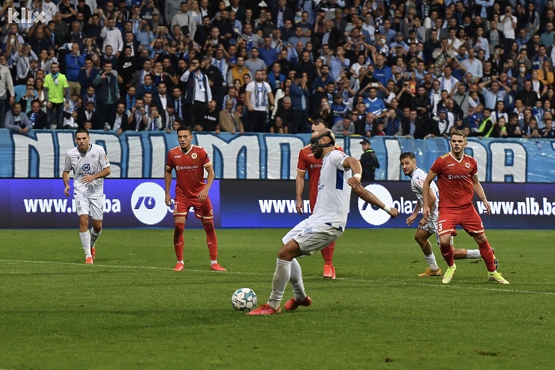 Željezničar i Velež su odigrali meč u lijepoj atmosferi Grbavice (Foto: T. S./Klix.ba)