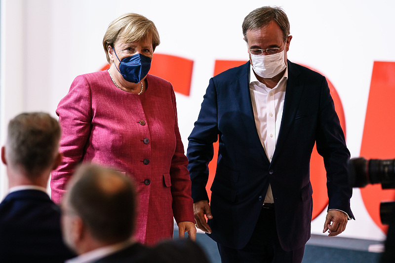 Merkel i Laschet (Foto: EPA-EFE)