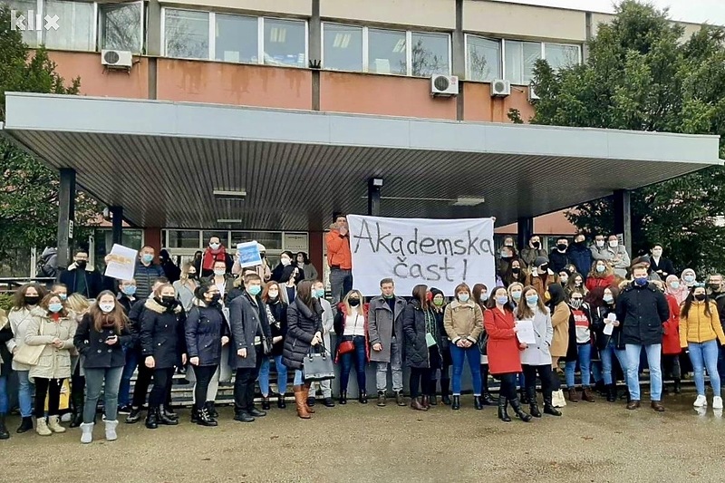 Tuzlanski studenti su i ranije protestovali (Foto: Studentski parlament)