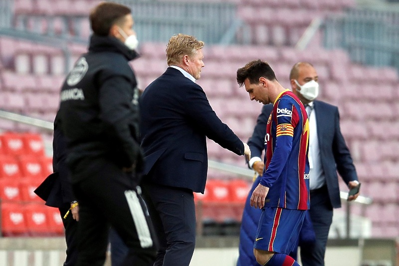 Koeman i Messi (Foto: EPA-EFE)