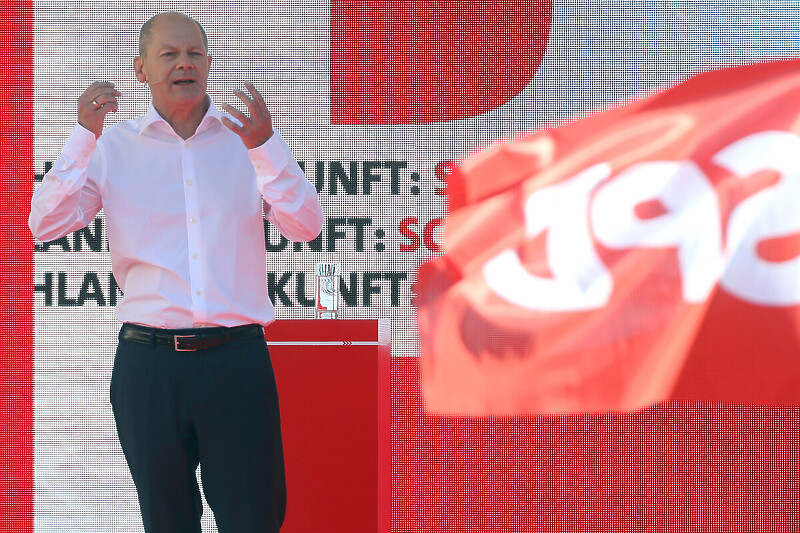 Olaf Scholz, SPD-ov kandidat za kancelara (Foto: EPA-EFE)