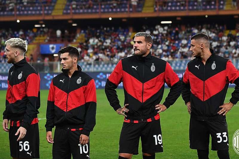 Saelemakeers, Diaz, Hernandez i Krunić u duelu protiv Sampdorije (Foto: AC Milan)