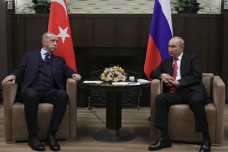 Recep Tayyip Erdogan i Vladimir Putin (Foto: EPA-EFE)