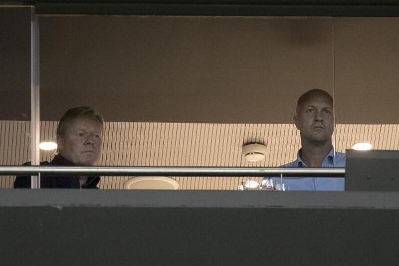 Koeman i Jordi Cruyff  zajedno su gledali meč protiv Atletica (Foto: Mundo Deportivo)