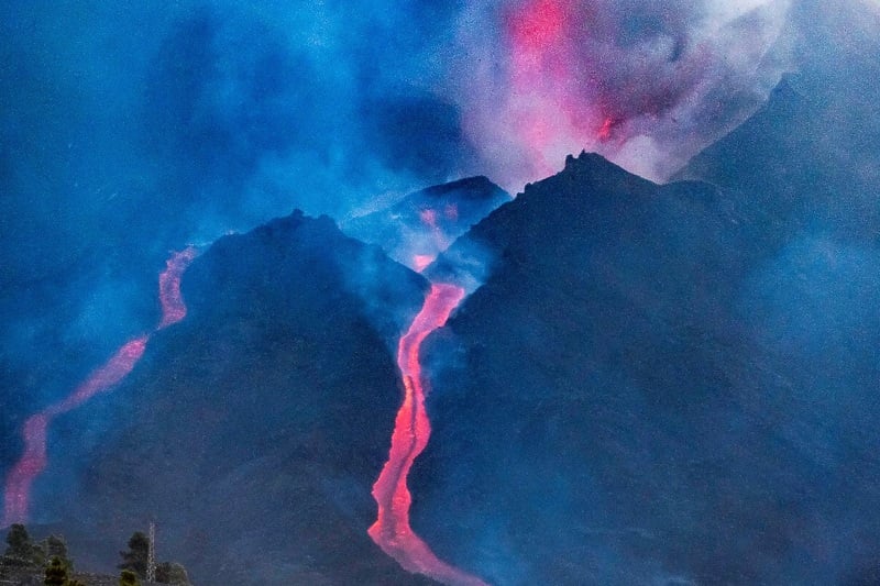 Proradio vulkan na ostrvu La Palma (Foto: EPA-EFE)