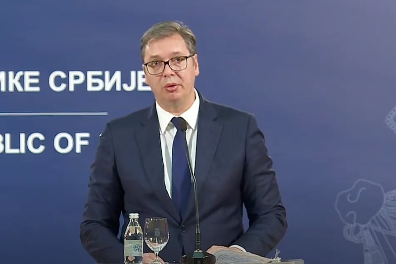 Vučić se sastao s Lavrovom u Beogradu (Foto:Screenshot)