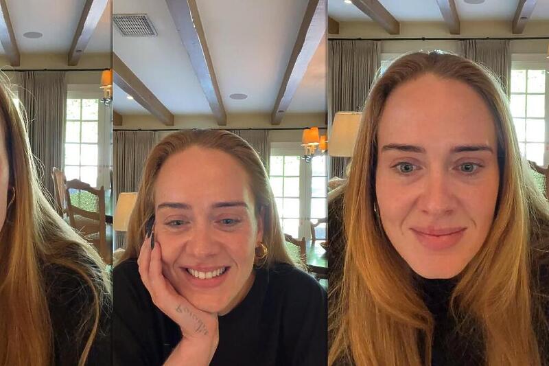 Adele se družila s obožavateljima putem Instagrama