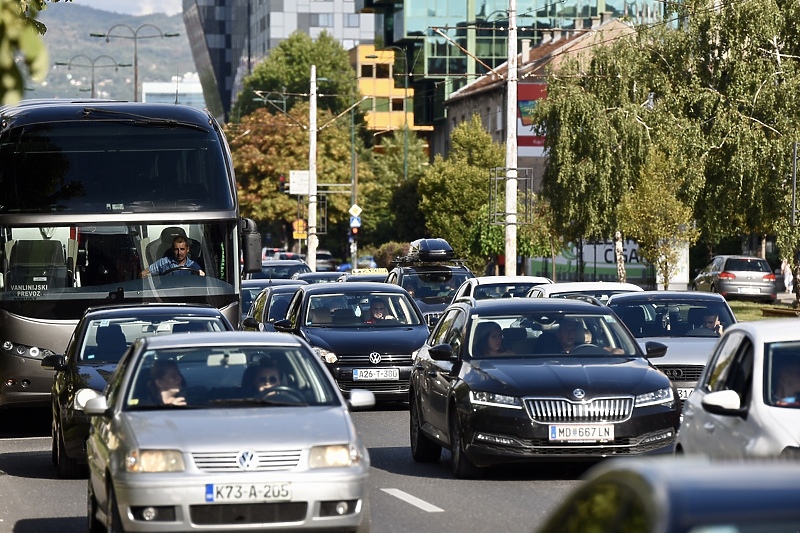 Saobraćajne gužve u Sarajevu su sve veći problem (Foto: T. S./Klix.ba)