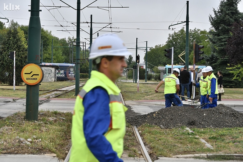 Rekonstrukcija tramvajske pruge počela 26. augusta (Foto: I. Š./Klix.ba)