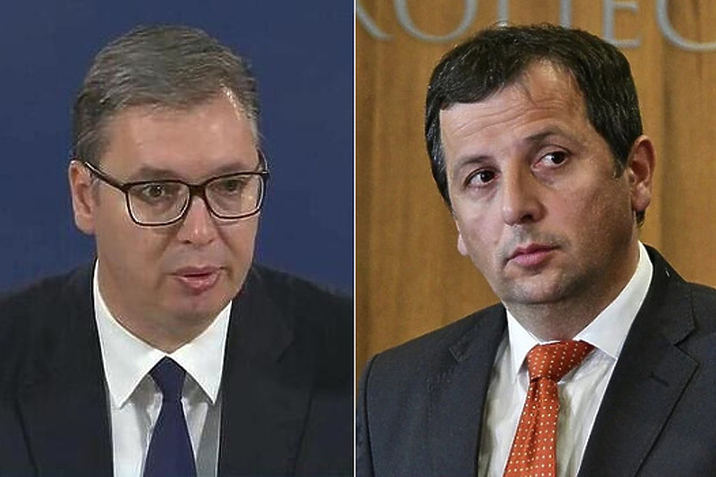 Aleksandar Vučić i Nebojša Vukanović