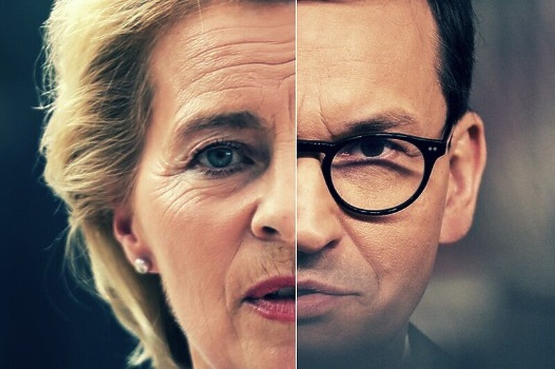 Ursula von der Leyen i Mateusz Morawiecki (Foto: EPA-EFE)