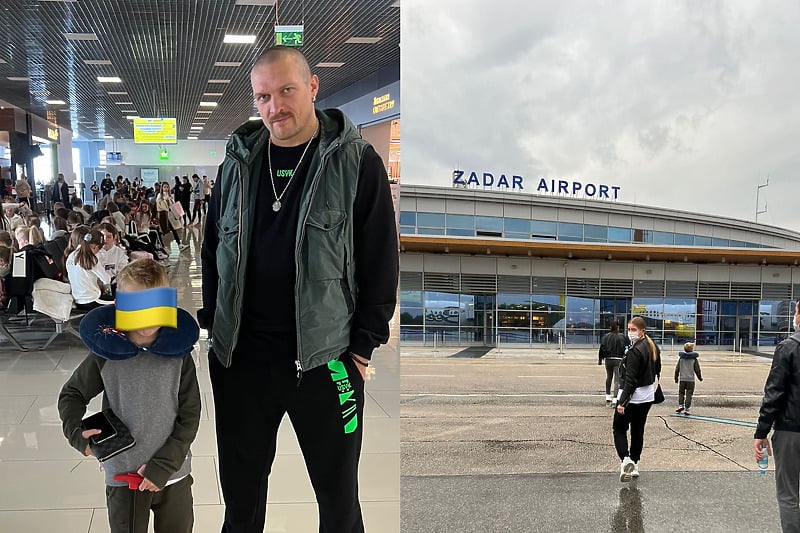 Usyk na aerodromu u Zadru (Foto: Instagram)